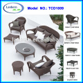 Hotel PE Wicker Rattan Three seater Chairs Garden Rattan Outdoor Furniture TCD1009                        
                                                Quality Choice
                                                    Most Popular